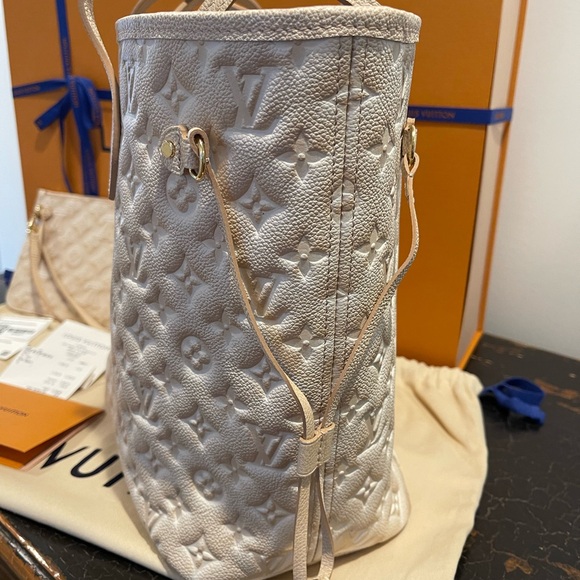 NEW Louis Vuitton Empreinte Stardust Neverfull MM Beige Limited Edition - Picture 3 of 8